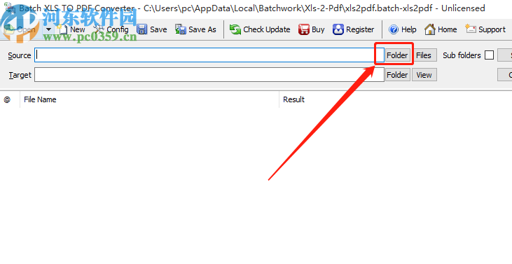 Batch XLS TO PDF Converter将xls转换成PDF的方法