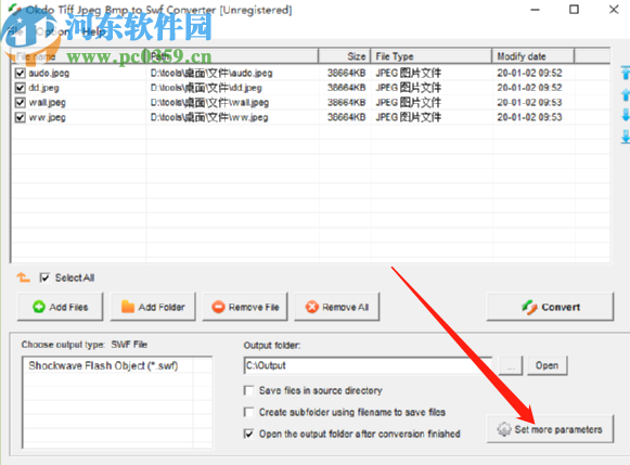 Okdo Tiff Jpeg Bmp to Swf Converter把图片转换成SWF的方法