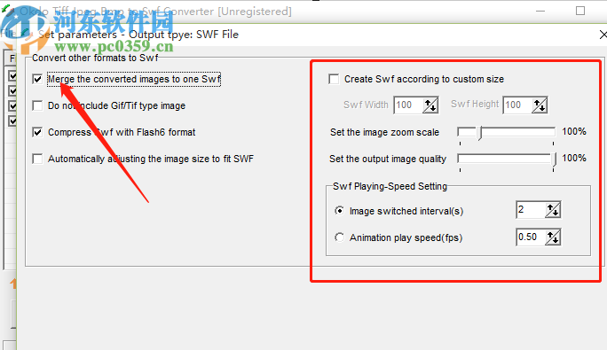 Okdo Tiff Jpeg Bmp to Swf Converter把图片转换成SWF的方法