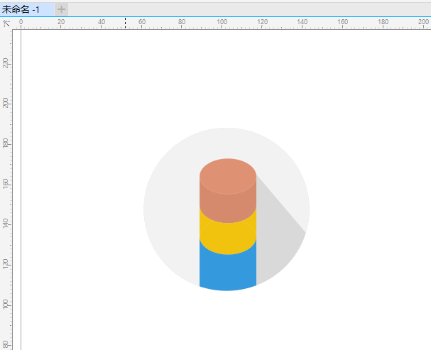 CDR怎么画笔头的图标