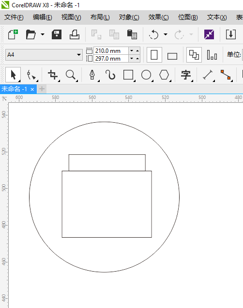 手提袋图标怎么用CDR设计