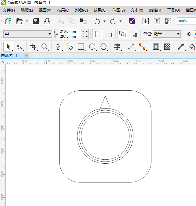 safari图标怎么用CDR软件设计