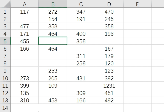 excel怎么把数字0替换为空的