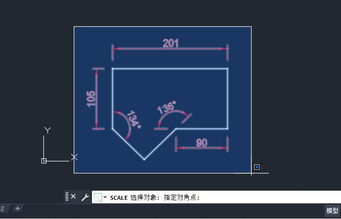 cad怎么放大图形比例