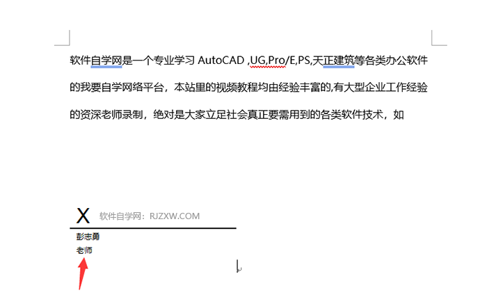 word2019签名行怎么用