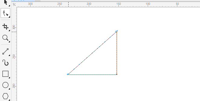 cdr画60度三角形