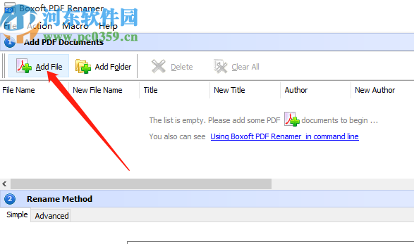 Boxoft PDF Renamer重命名PDF文件的方法