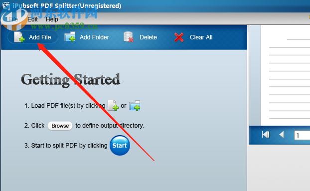 iPubsoft PDF Splitter分割PDF文件的方法
