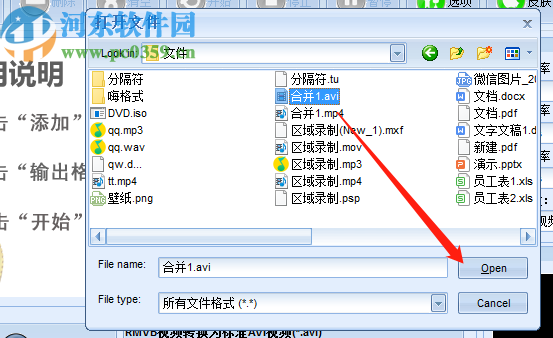 枫叶RM/MP4格式转换器转换高清AVI视频的方法