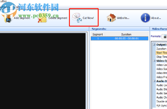 Weeny Free Video Cutter切割视频文件的方法