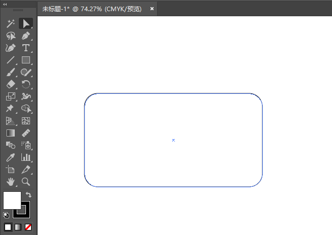 ai圆角矩形怎么调整单个圆角