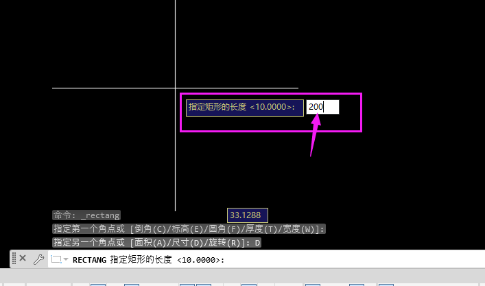 cad画矩形怎么定义尺寸