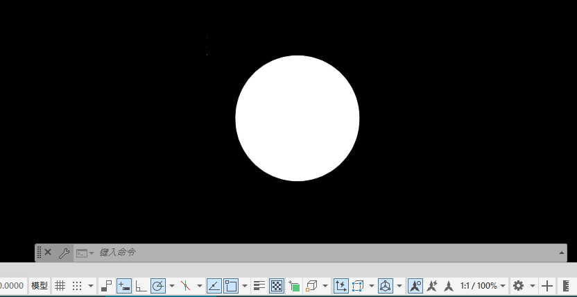 cad怎么画实心圆