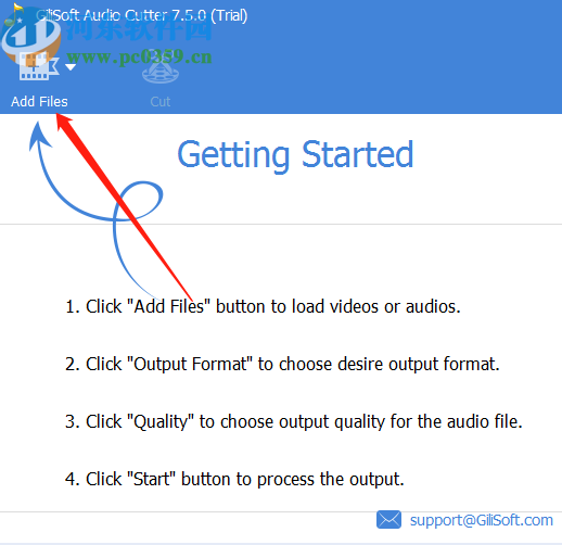 GiliSoft Audio Toolbox Suite剪切音频的方法