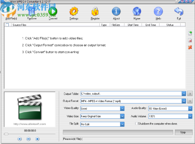 Allok MPEG4 Converter将MP4视频转换成AVI格式的方法