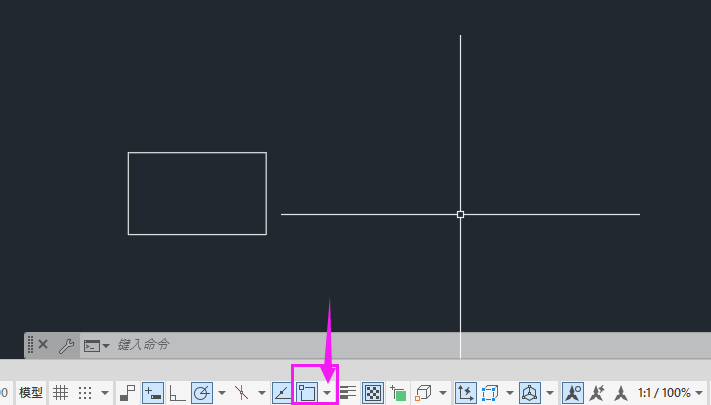 cad2022怎么找中点