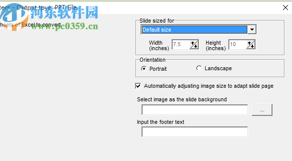 Okdo Xls to Ppt Converter将表格转换为PPT的方法