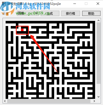 迷宫生成器生成迷宫地图的方法