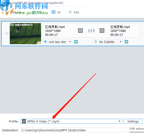 AnyMP4 4K Converter转换高清MP4视频的方法