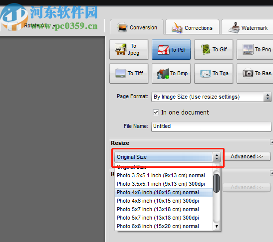 Soft4Boost Image Converter将图片转换成PDF格式的方法