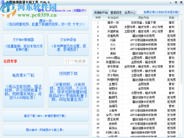 天图视频批量下载工具批量下载搞笑视频的方法