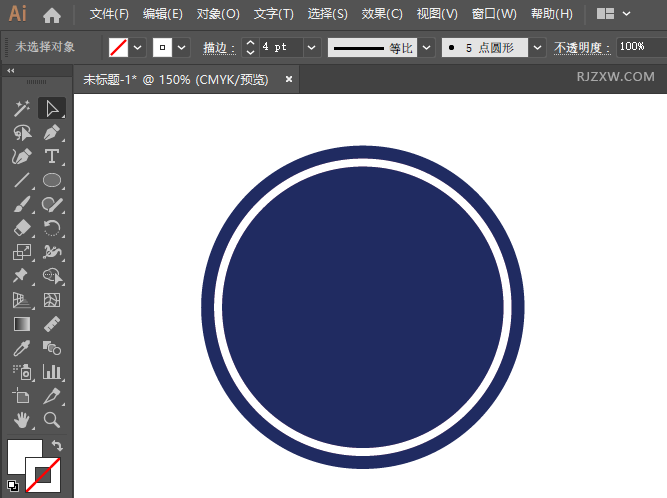 ai怎么绘制立交直行和左转弯行驶交通标志