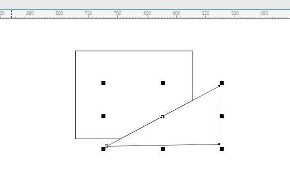 cdr矩形怎么切掉一个角？cdr矩形切掉一个角的方法