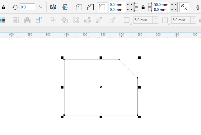 cdr矩形怎么弄一个斜角？cdr矩形弄一个斜角的方法