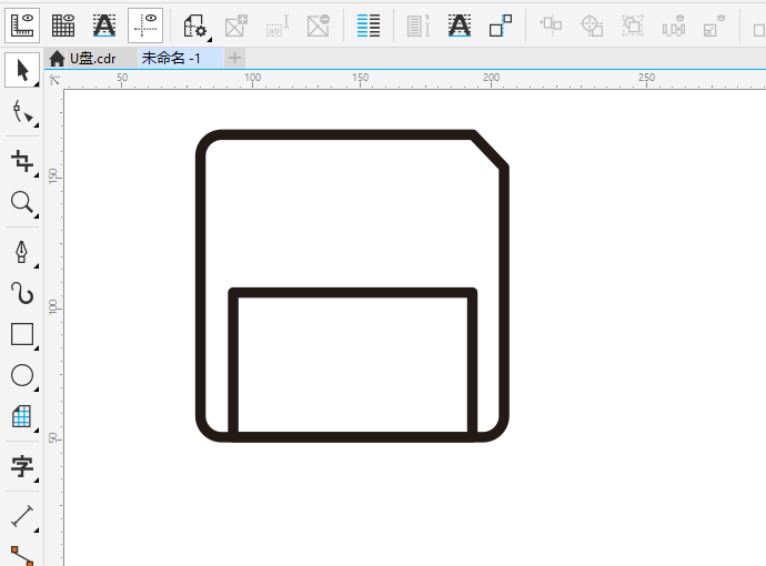 CorelDRAWX8怎么画磁卡图形