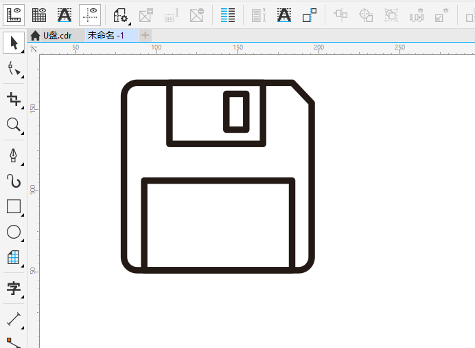 CorelDRAWX8怎么画磁卡图形
