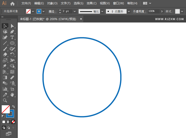 ai怎么画直径和向右转弯的交通指示图标