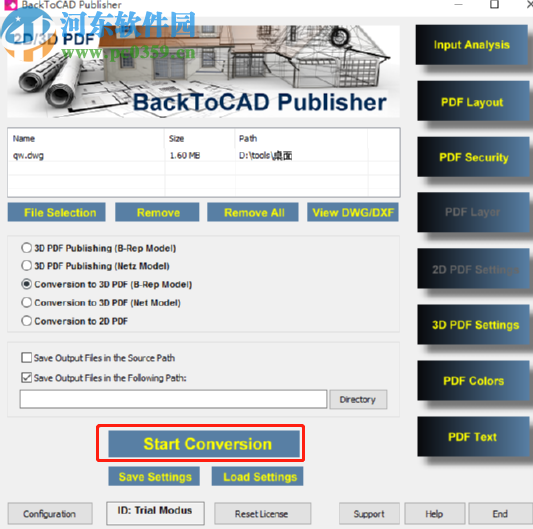 BackToCAD Publisher将CAD文件转换成3D PDF文件的方法