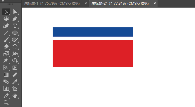 ai怎么绘制朝鲜国旗