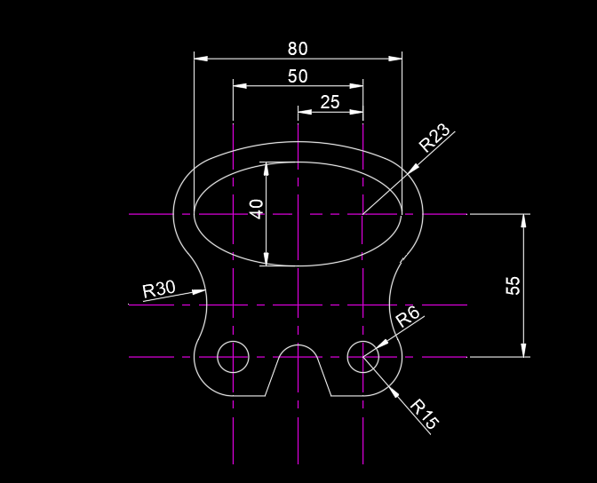 CAD2022怎么画二维实例图一