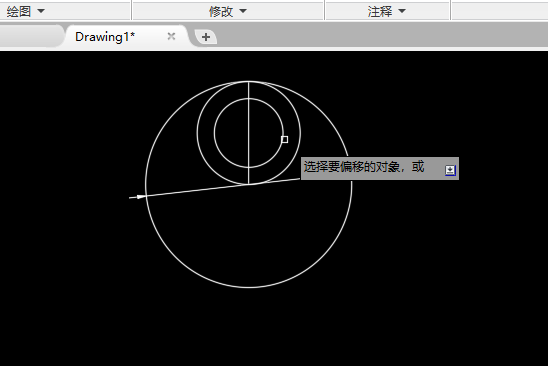 CAD怎么画五连花圆形的方法