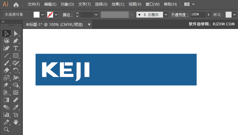 ai怎么画科键LOGO