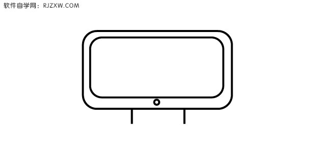 ai怎么绘制显示器图标