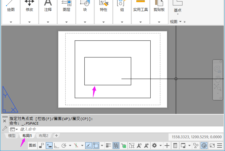 cad布局中实线显示为虚线