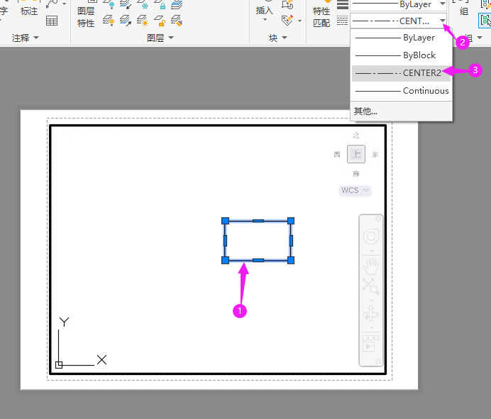 cad布局中实线显示为虚线