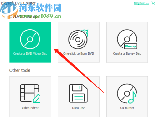 iSkysoft DVD Creator保存DVD.ifo文件的操作方法