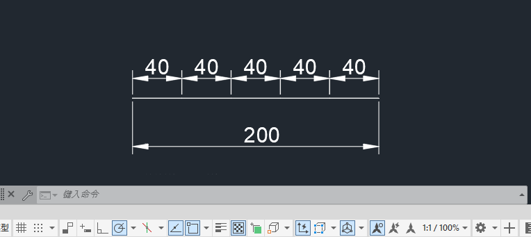 cad直线分段怎么分