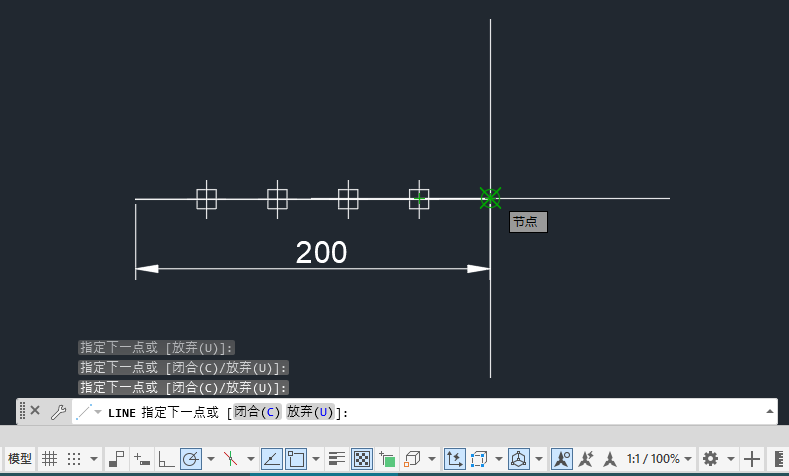 cad直线分段怎么分