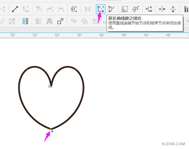 coreldraw怎么对称复制的方法