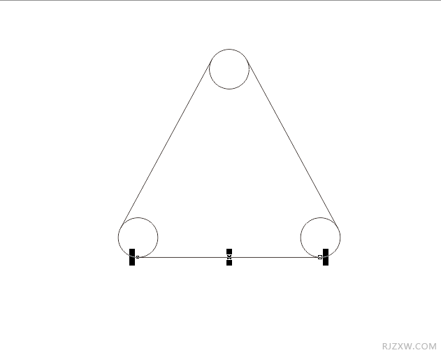 cdr怎么画圆角三角形