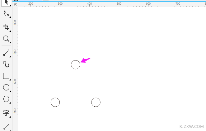 cdr怎么画圆角三角形