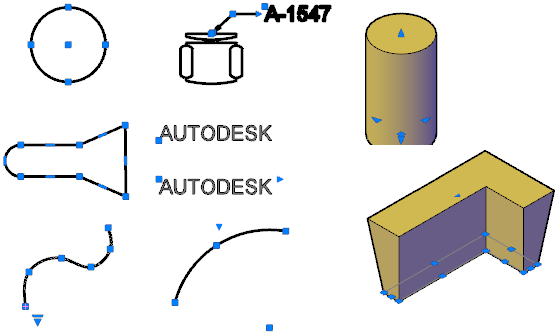 CAD2020关于使用夹点编辑