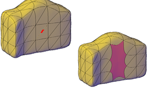 CAD2020关于删除面和闭合网格对象中的间隙
