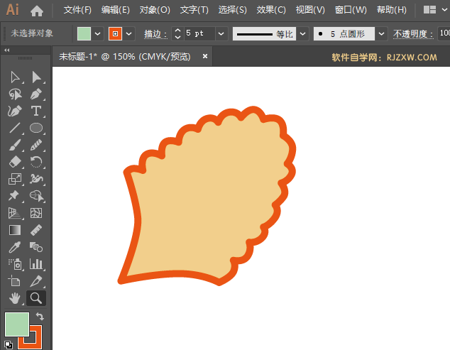 ai怎么画玉米图标