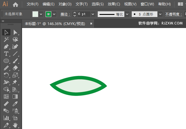 ai怎么画橄榄水果图案