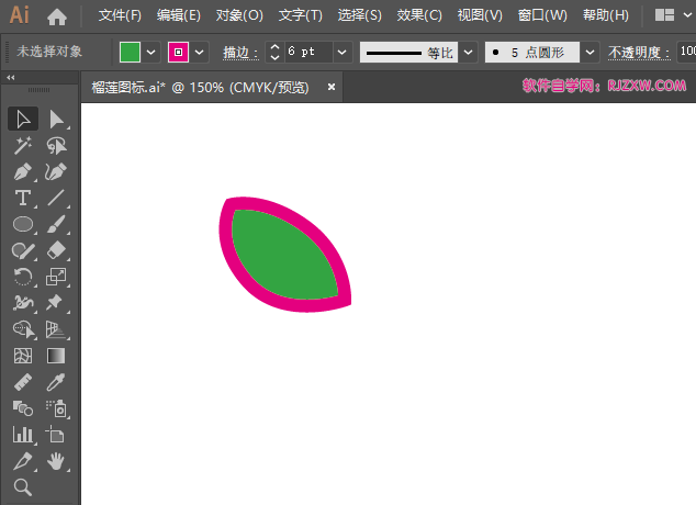 ai怎么画覆盆子的方法